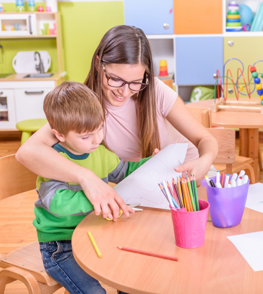 Teaching young person